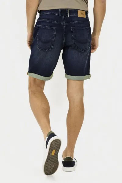 Šortky Camel Active Shorts 5-Pocket Dark Indigo