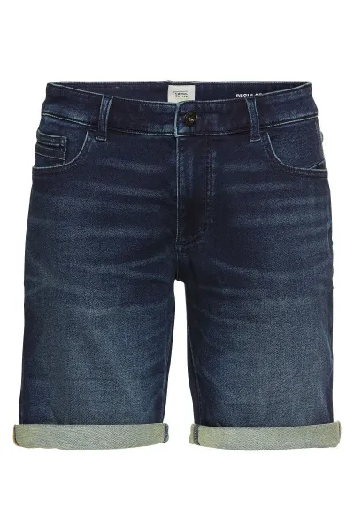 Šortky Camel Active Shorts 5-Pocket Dark Indigo