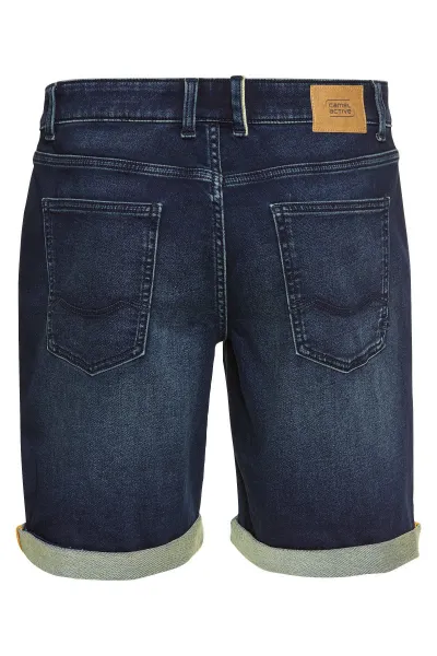 Šortky Camel Active Shorts 5-Pocket Dark Indigo