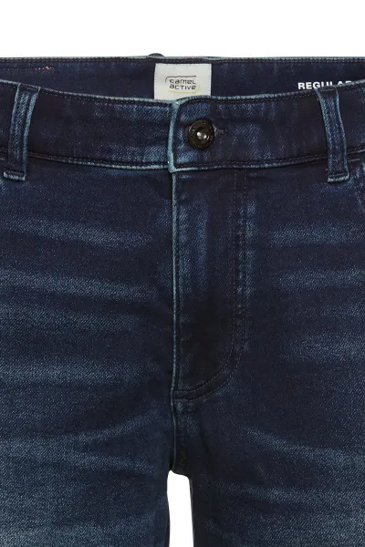 Šortky Camel Active Shorts 5-Pocket Dark Indigo