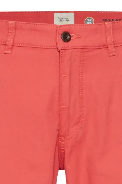Šortky Camel Active Shorts Chino Sunfaded Red