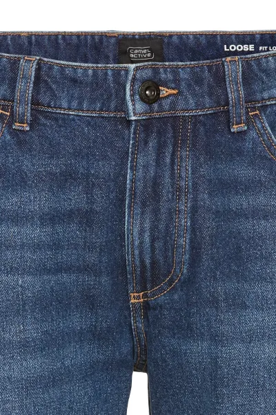 Šortky Camel Active Shorts 5-Pocket Indigo