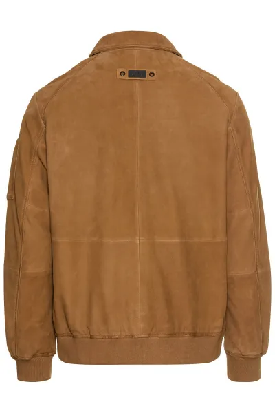 Bunda Camel Active Leather Blouson Sand