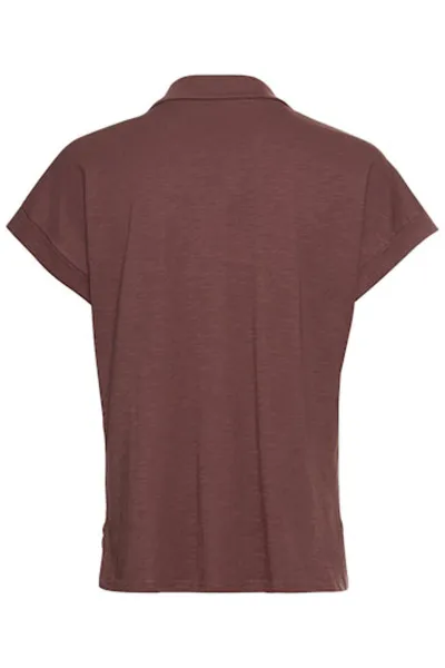 Polokošeľa Camel Active Tshirt Brown
