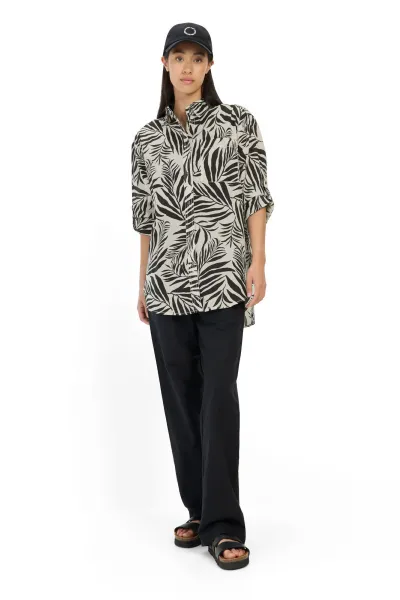 Košeľa Camel Active Blouse Aop4