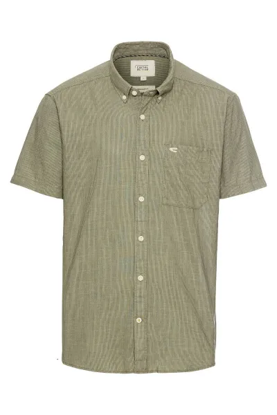 Košeľa Camel Active Shortsleeve Shirt Khaki