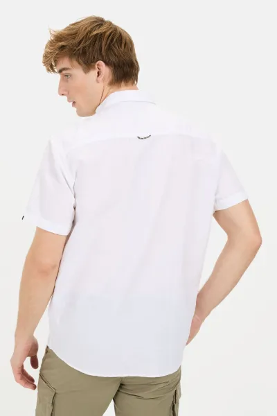 Košeľa Camel Active Shortsleeve Shirt White