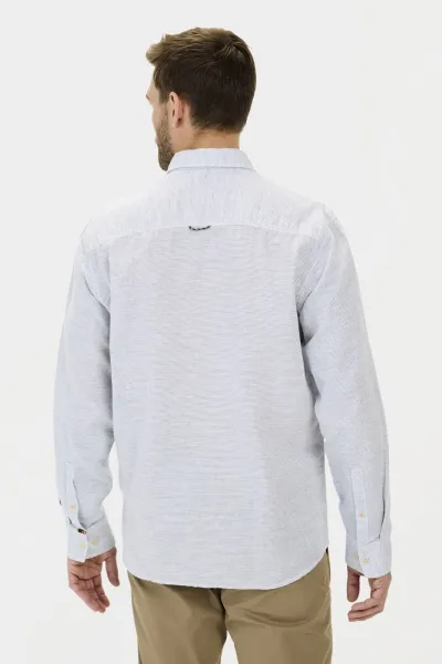 Košeľa Camel Active Longsleeve Shirt Smoke Blue