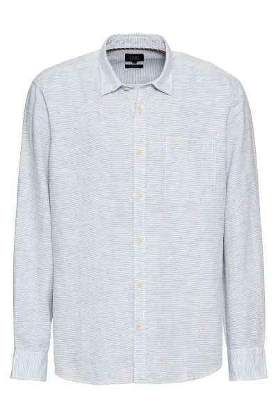 Košeľa Camel Active Longsleeve Shirt Smoke Blue