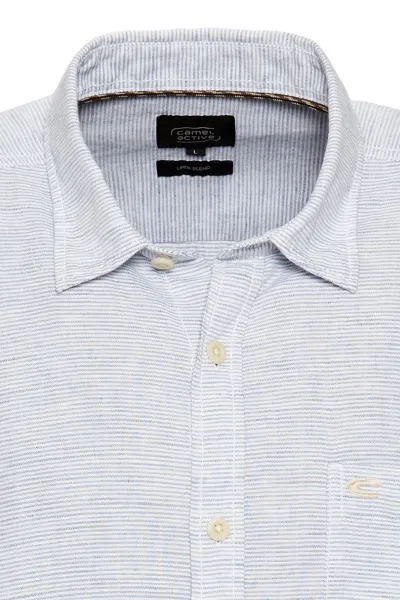 Košeľa Camel Active Longsleeve Shirt Smoke Blue