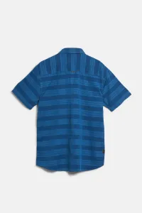 Košeľa Camel Active Shortsleeve Shirt Bleach Blue