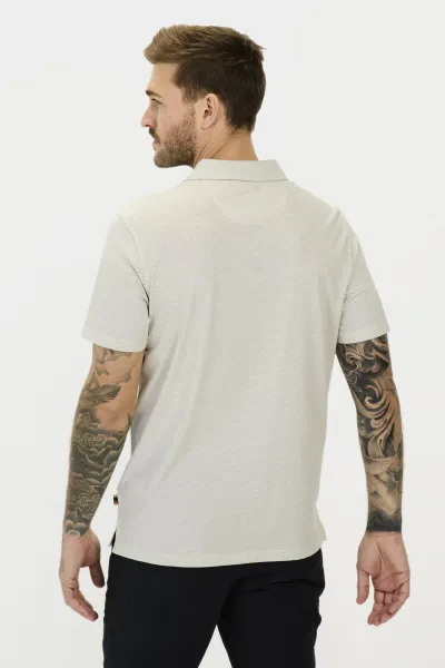 Polokošeľa Camel Active Polo 1/2 Arm Ecru