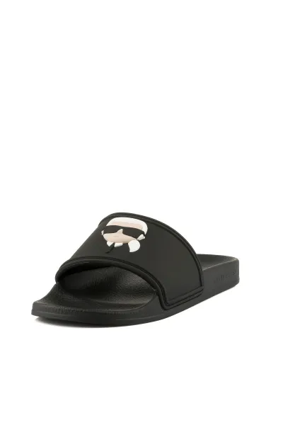 Šľapky Karl Lagerfeld Kondo 2.0 Karl Nft Slide Black Rubber