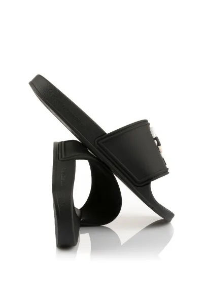 Šľapky Karl Lagerfeld Kondo 2.0 Karl Nft Slide Black Rubber