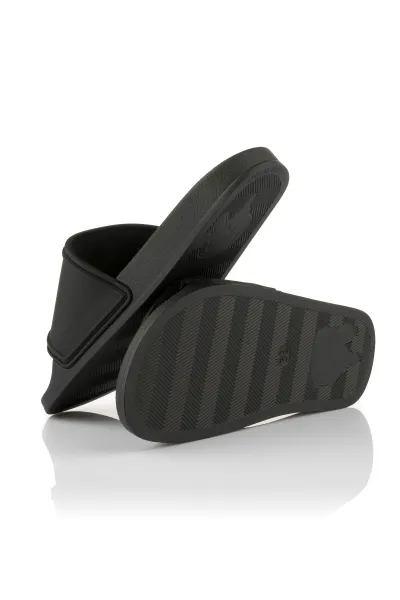 Šľapky Karl Lagerfeld Kondo 2.0 Karl Nft Slide Black Rubber