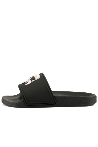 Šľapky Karl Lagerfeld Kondo 2.0 Karl Nft Slide Black Rubber
