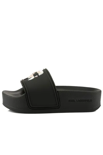 Šľapky Karl Lagerfeld Kondo Maxi Karl Nft Slide Black Rubber