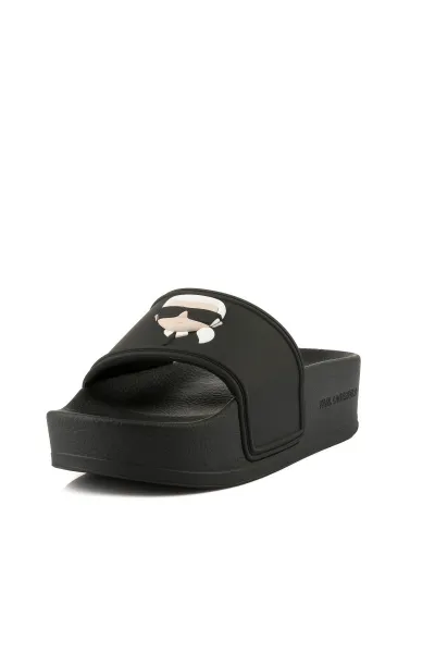 Šľapky Karl Lagerfeld Kondo Maxi Karl Nft Slide Black Rubber