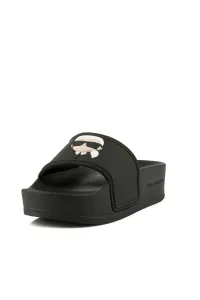 Šľapky Karl Lagerfeld Kondo Maxi Karl Nft Slide Black Rubber