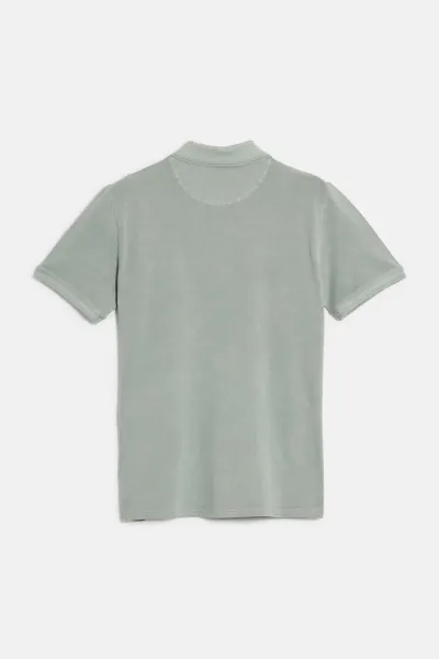 Polokošeľa Woolrich Mackinack Polo Chinois Green