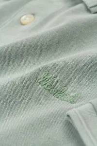 Polokošeľa Woolrich Mackinack Polo Chinois Green