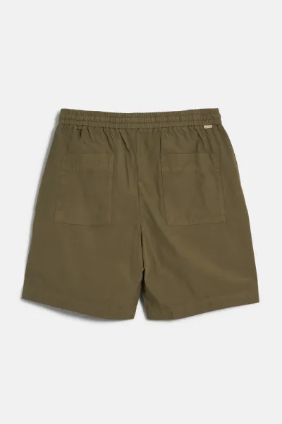 Šortky Woolrich Poplin Shorts Gd Greenstone