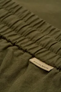 Šortky Woolrich Poplin Shorts Gd Greenstone