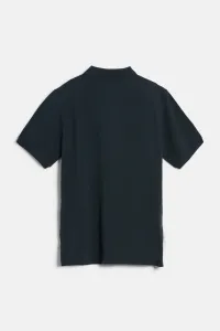 Polokošeľa Woolrich Classic American Polo Melton Blue