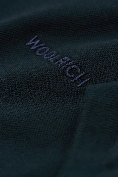 Polokošeľa Woolrich Classic American Polo Melton Blue