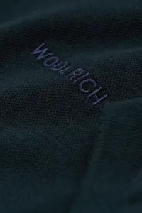 Polokošeľa Woolrich Classic American Polo Melton Blue