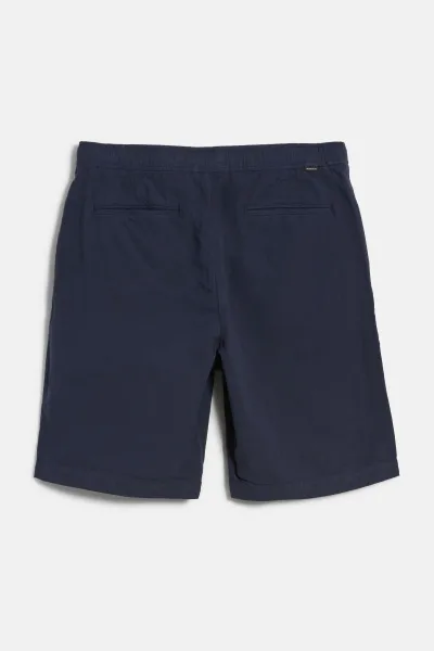Šortky Woolrich Linen Blend Shorts Dream Blue