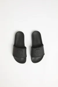 Šľapky Karl Lagerfeld Kondo 2.0 Karl Nft Relief Black Rubber
