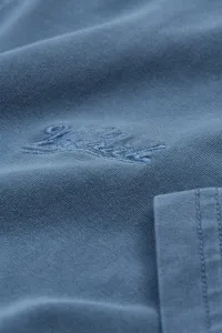 Polokošeľa Woolrich Garment Dyed Jersey Polo Aviation