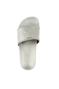 Šľapky Karl Lagerfeld Kondo Maxi Karl Nft Relief Silver Rubber