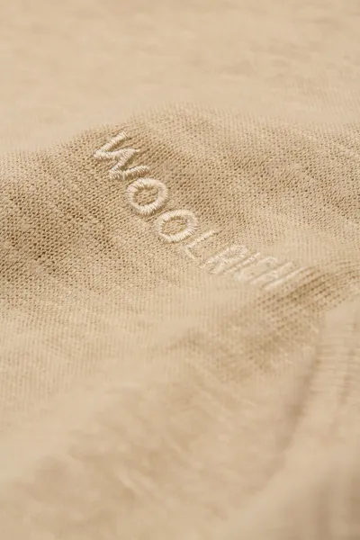 Polokošeľa Woolrich Linen Polo White Pepper
