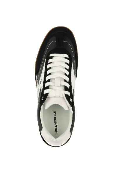 Tenisky Karl Lagerfeld Jeans Kandidate Lo Lace Mix Black Lthr & Suede /White