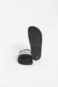 Šľapky Karl Lagerfeld Kondo 2.0 Hotel Karl Slide Black Rubber W/White