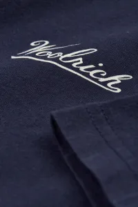 Tričko Woolrich Logo T-Shirt Dream Blue