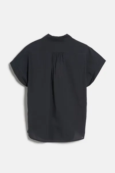 Blúzka Woolrich Soft Cotton Blouse Melton Blue