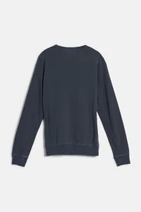 Sveter Woolrich Garment Dyed Crewneck Dream Blue
