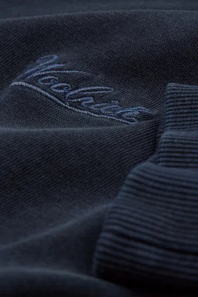 Sveter Woolrich Garment Dyed Crewneck Dream Blue