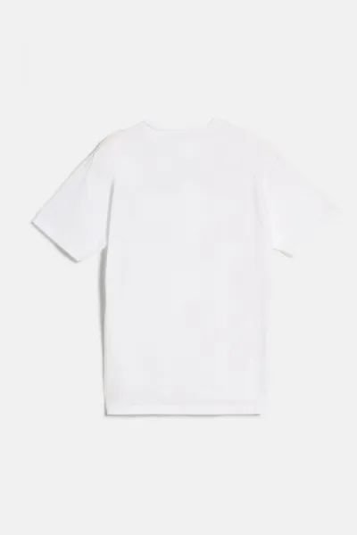 Tričko Woolrich Embroidered Logo T-Shirt Bright White