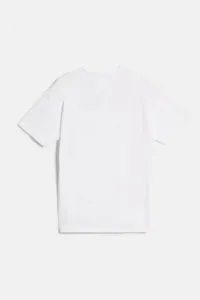 Tričko Woolrich Embroidered Logo T-Shirt Bright White