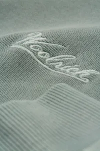 Sveter Woolrich Garment Dyed Crewneck Chinois Green