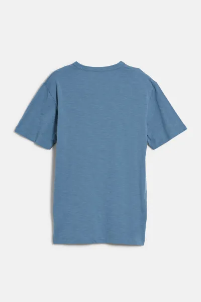Tričko Woolrich Slub T-Shirt Aviation