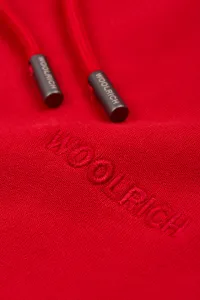 Mikina Woolrich Light Fleece Full-Zip Hoodie Barbados Cherry