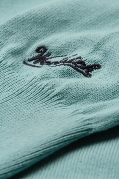 Sveter Woolrich Logo Cotton Crewneck Chinois Green