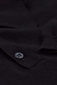 Sveter Woolrich Knitted Polo Melton Blue