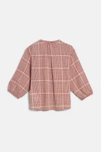 Blúzka Woolrich Gauzy Baloon Sleeves Blouse White Pepper Check
