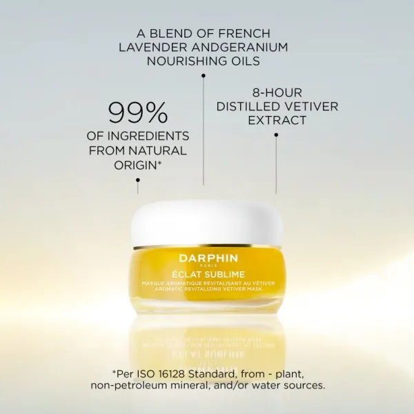 Darphin Éclat Sublime Revitalizing Vetiver Mask olejová maska na tvár 50 ml